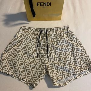 Fendi Monogram Swim Shorts